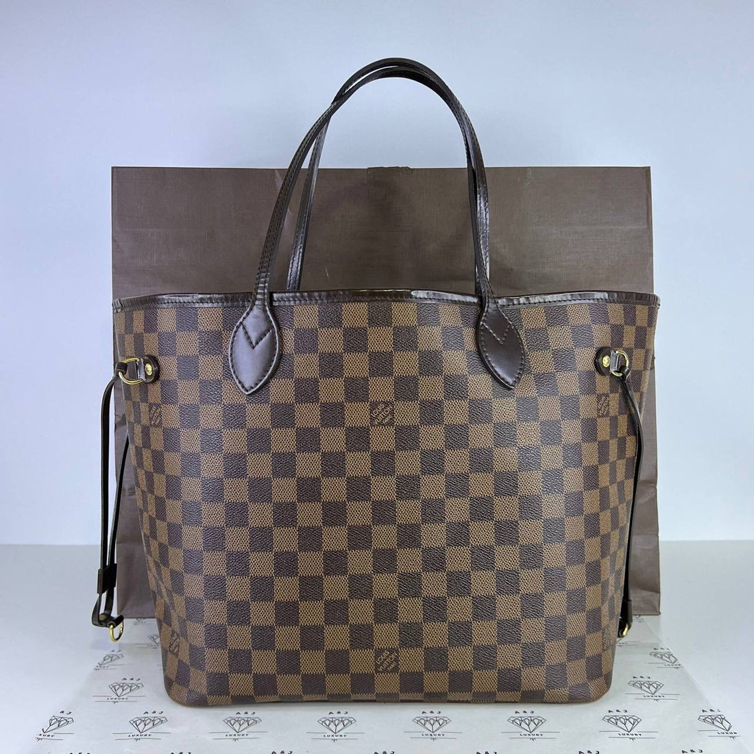 [PRE LOVED] Louis Vuitton Neverfull MM in Damier Ebene Canvass (CA3155)