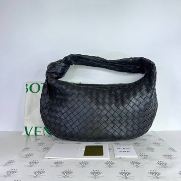[PRE LOVED] Bottega Veneta Small Jodie in Black Intrecciato SHW
