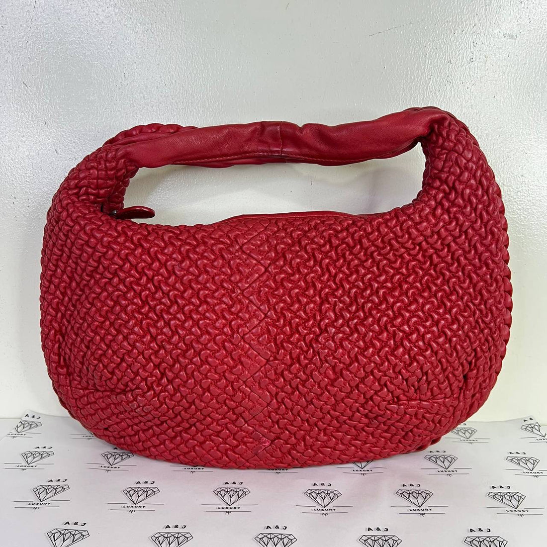 [PRE LOVED] Bottega Veneta Cardinal Mini Ponza in Red SHW