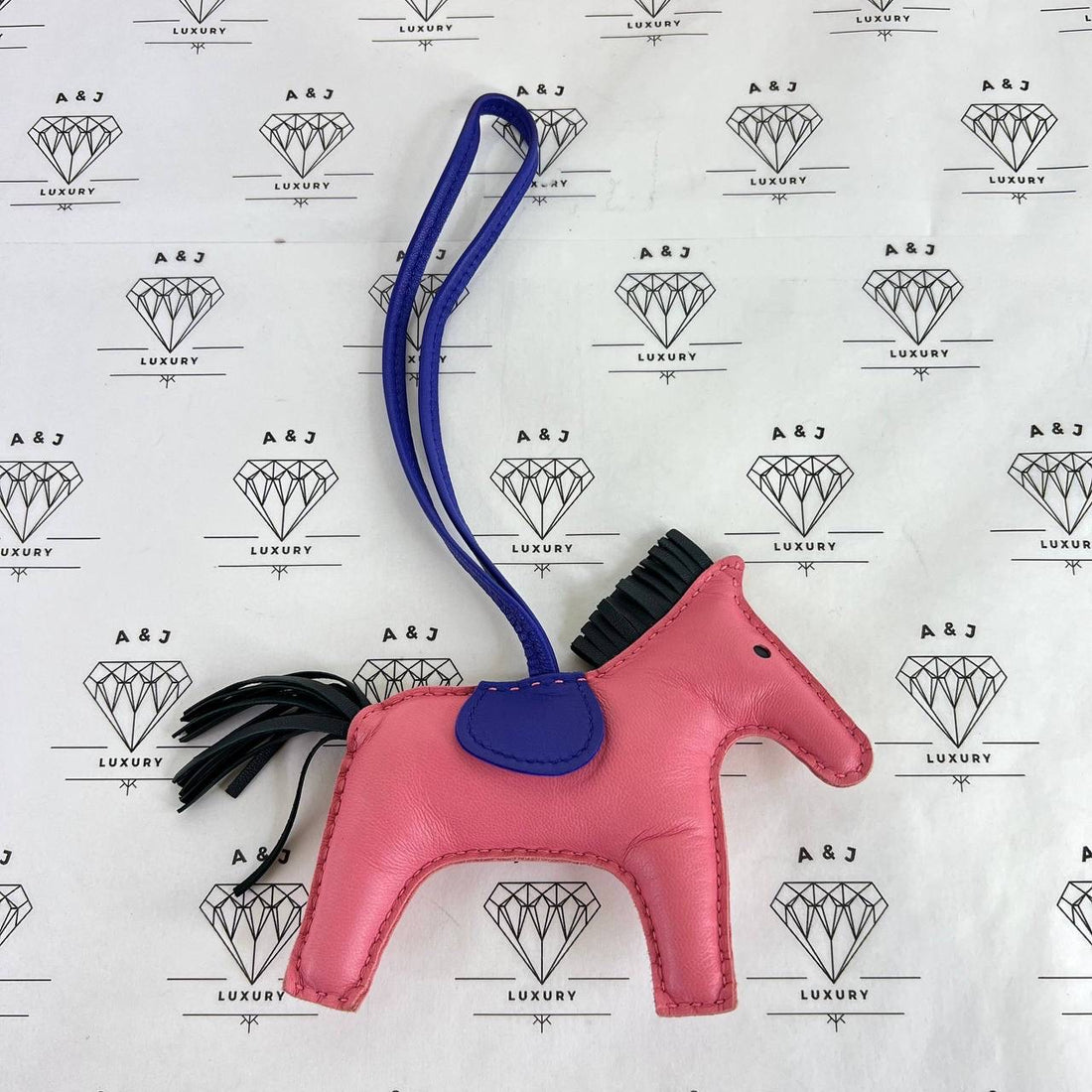 [PRE LOVED] Hermes Rodeo GM in Rose Azalee/Blue (Stamp A - 2017)