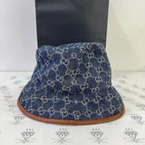 [BRAND NEW] Gucci Denim Bucket Hat in Large