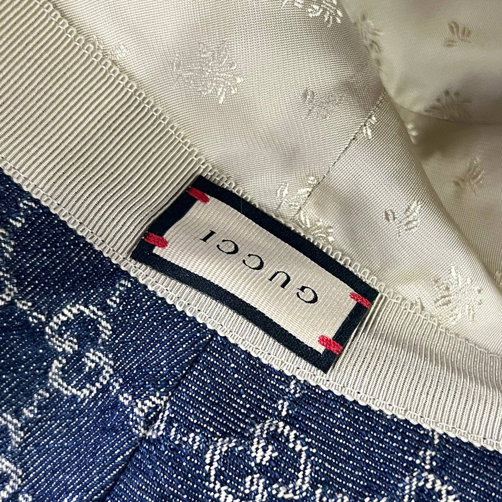 [BRAND NEW] Gucci Denim Bucket Hat in Large