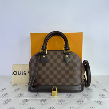 [PRE LOVED] Louis Vuitton Alma BB in Damier Ebene Canvass (AA4250)