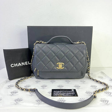 [PRE LOVED] Chanel Medium Business Affinity in Black Caviar Leather GHW (Series 27)