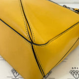 [PRE LOVED] Loewe Small Puzzle in Yellow Grained Calfskin Leather SHW