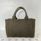 [PRE LOVED] Prada B2439O Canapa in Militare Color with Studs GHW