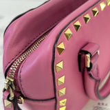 [PRE LOVED] Valentino Rockstud Top Handle in Pink GHW