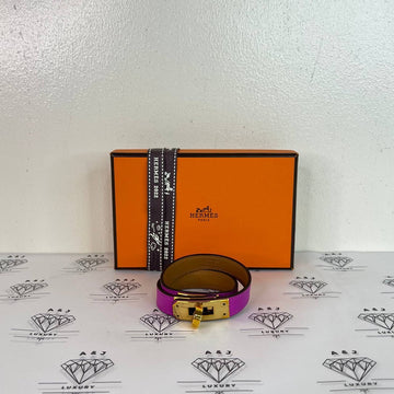 [PRE LOVED] Hermes Double Tour Bracelet GHW Size T1 (Stamp A - 2017)