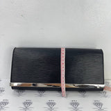 [PRE LOVED] Louis Vuitton Sevigne Clutch in Noir Epi Leather SHW (SN2171)