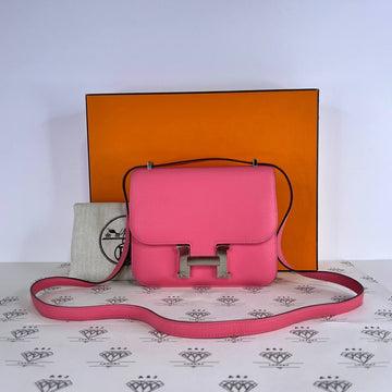 [PRE LOVED] Hermes Constance 18 in Rose Azalee Swift Leather PHW (Stamp A - 2017)