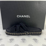 [PRE LOVED] Chanel Rope Sandals in Black Size 35EU