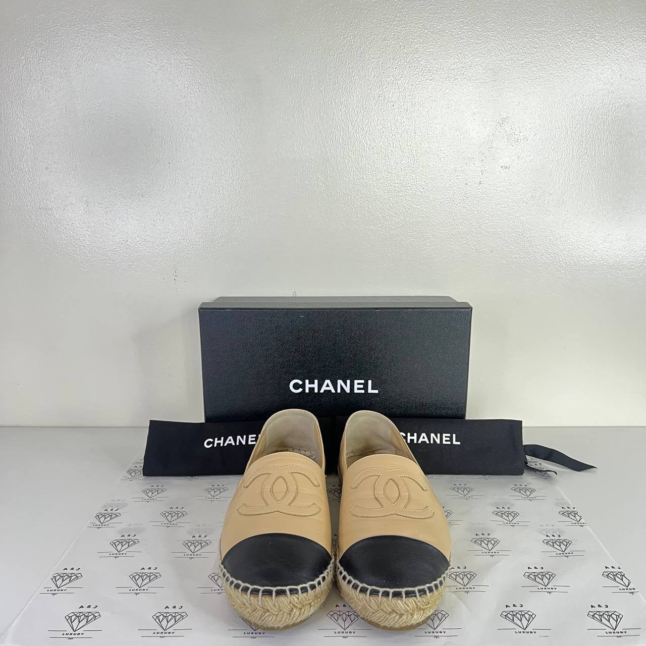 [PRE LOVED] Chanel Espadrilles in Beige Size 40EU
