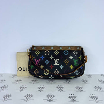 [PRE LOVED] Louis Vuitton x Murakami Pochette Accessoires in Black