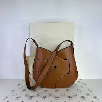 [PRE LOVED] Polene Nodde Hobo in Cognac