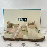 [PRE LOVED] Fendi Kids Sandals Logo Embossed in Size 35