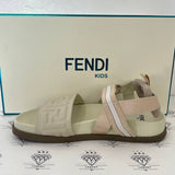 [PRE LOVED] Fendi Kids Sandals Logo Embossed in Size 35