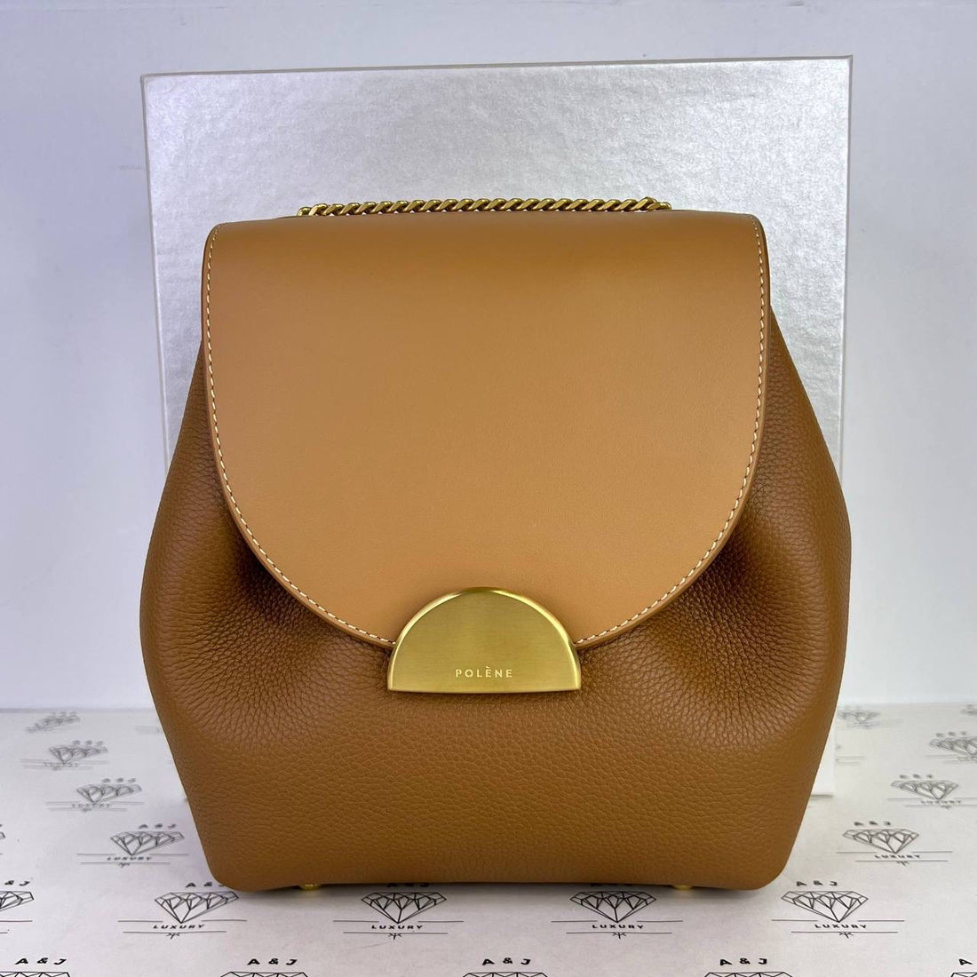 [PRE LOVED] Polene Numero Un Mini in Duo Camel