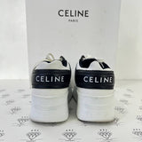 [PRE LOVED] Celine Block Sneakers with wedge in Black and White Size 35EU