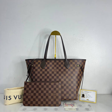 [PRE LOVED] Louis Vuitton Neverfull MM in Damier Ebene Canvass (SD4280)