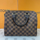 [PRE LOVED] Louis Vuitton Speedy Bandouliere 25 in Damier Ebene Canvass (CT3147)