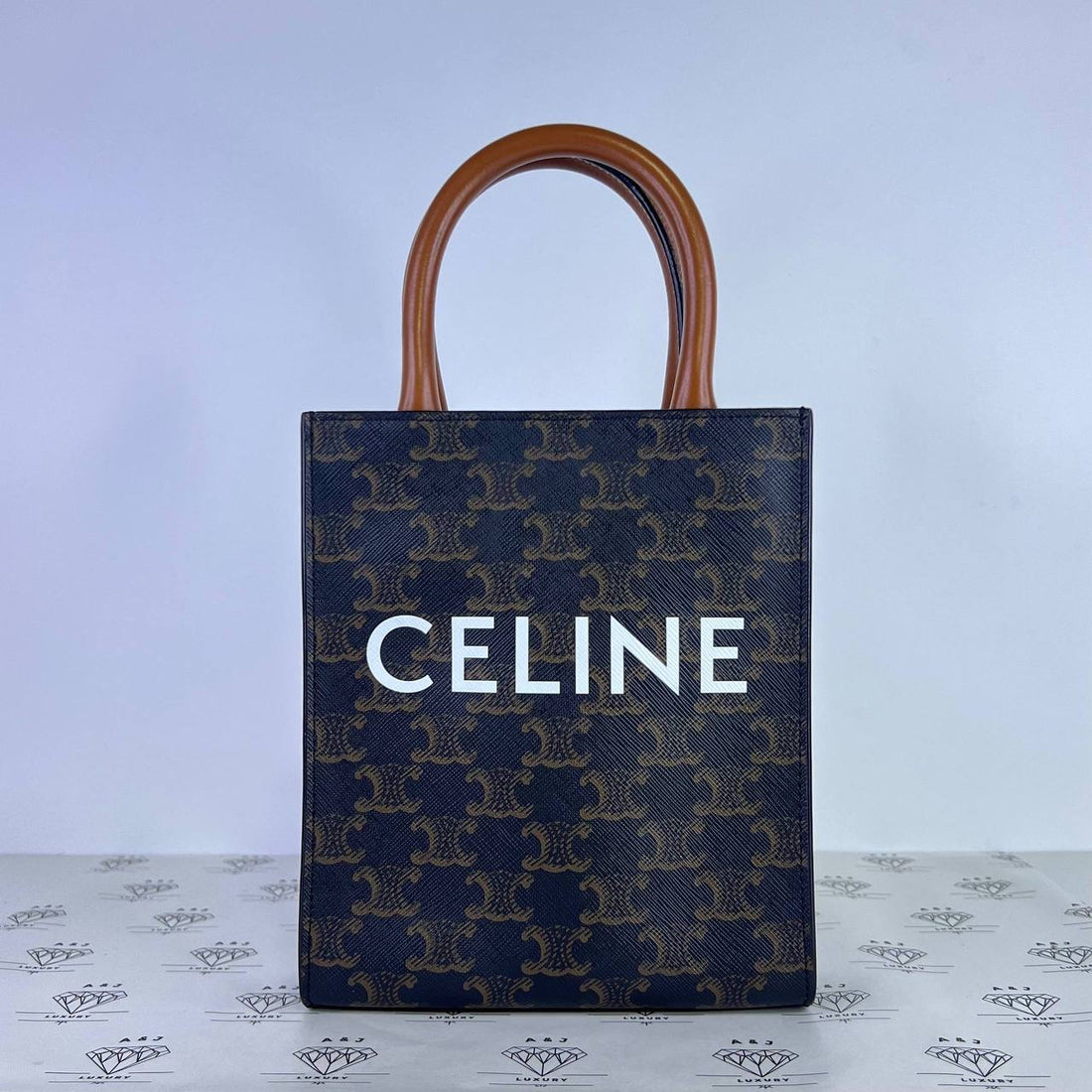 [PRE LOVED] Celine Mini Vertical Cabas in Tan