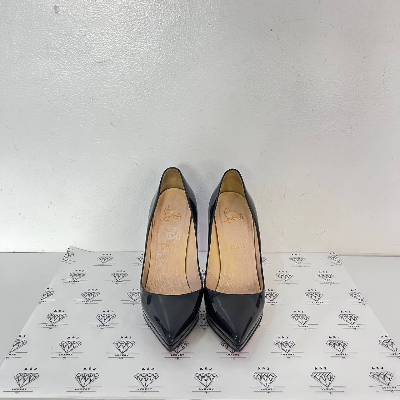 [PRE LOVED] Christian Louboutin Pigalle 120 in Black Size 38EU