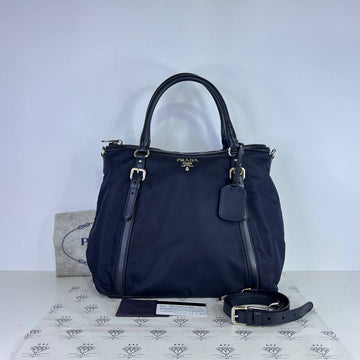 [PRE LOVED] Prada 1BC116 Tessuto Sling Bag in Bleu Nylon SHW