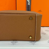 [BRAND NEW] Hermes Mini Lindy 19 in Gold Clemence Leather GHW (Stamp W - 2024)