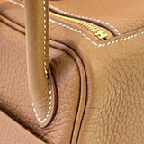 [BRAND NEW] Hermes Mini Lindy 19 in Gold Clemence Leather GHW (Stamp W - 2024)