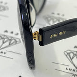 [PRE LOVED] Miu Miu 1AB-3M1 Sunglasses in Black