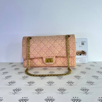 [PRE LOVED] Chanel Small Reissue 225 in Pink Tweed GHW (Series 23)