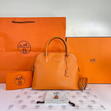 [PRE LOVED] Hermes Bolide 31 in Feu Epsom Leather PHW (Stamp J Square - 2006)