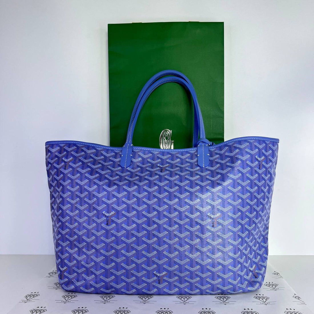 [PRE LOVED] Goyard St Louis PM Le Jardin in Iris (2024)