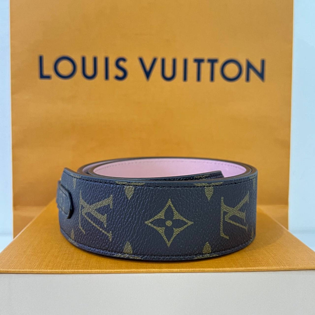 [BRAND NEW] Louis Vuitton Bandouliere Strap in Monogram Canvass Rose Ballerine (JJ0274)