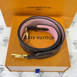 [BRAND NEW] Louis Vuitton Bandouliere Strap in Monogram Canvass Rose Ballerine (JJ0274)