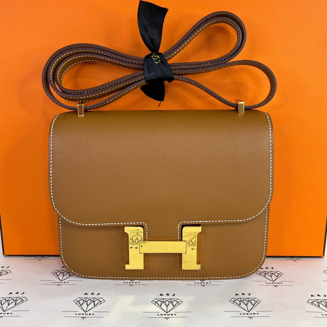 [PRE LOVED] Hermes Constance 18 in Gold Epsom Leather GHW (Stamp U - 2022)