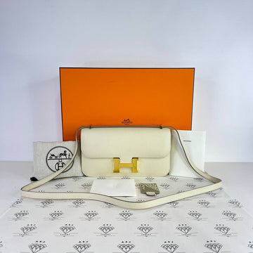[PRE LOVED] Hermes Constance Elan in Craie Epsom Leather GHW (Stamp W - 2024)