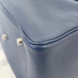 [PRE LOVED] Hermes Lindy 26 in Bleu Nuit Clemence Leather PHW (Stamp Square M - 2009)