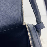 [PRE LOVED] Hermes Lindy 26 in Bleu Nuit Clemence Leather PHW (Stamp Square M - 2009)