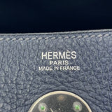 [PRE LOVED] Hermes Lindy 26 in Bleu Nuit Clemence Leather PHW (Stamp Square M - 2009)