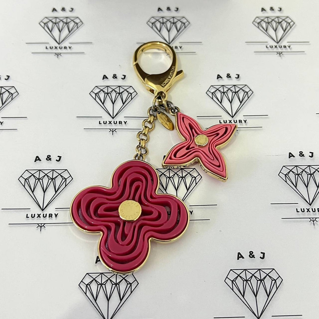 [PRE LOVED] Louis Vuitton Resin Naif Bag Charm in Pink GHW (DP0123)