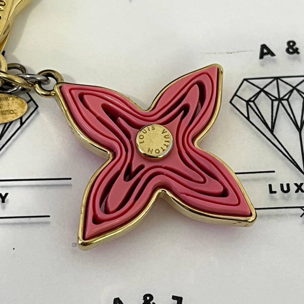 [PRE LOVED] Louis Vuitton Resin Naif Bag Charm in Pink GHW (DP0123)