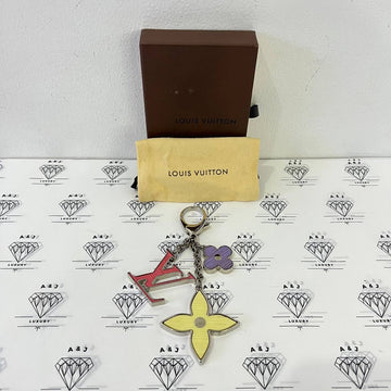 [PRE LOVED] Louis Vuitton Fleur D Epi Bag Charm in SHW (DP0144)