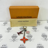 [PRE LOVED] Louis Vuitton Fleur D Epi Bag Charm in SHW (DP0146)