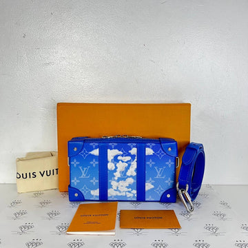 [PRE LOVED] Louis Vuitton Limited Edition Soft Trunk Wallet Clouds in Blue SHW (TJ3220)