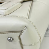 [PRE LOVED] Bottega Veneta Arco Tote in White Intrecciato Leather