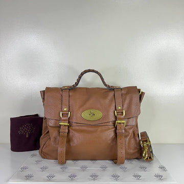 [PRE LOVED] Mulberry Oversized Alexa in Brown GHW