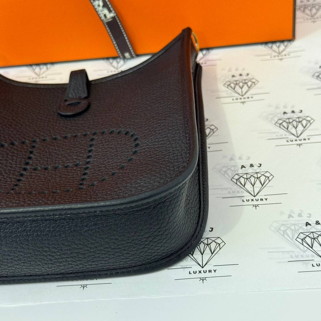 [PRE LOVED] Hermes TPM in Noir Clemence Leather GHW (Stamp Z - 2021)