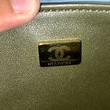 [PRE LOVED] Chanel Mini Reissue 2.55 in Green Distressed Calfskin Leather GHW (microchipped)