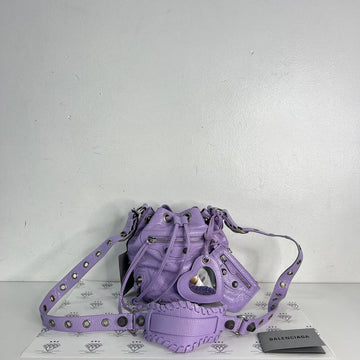 [PRE LOVED] Balenciaga Le Cagole Bucket Bag in Lilac RHW
